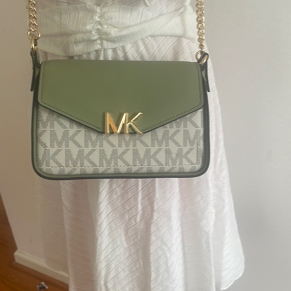 Michael Kors Bags Michael Michael Kors Sage Green Crossbody Bag